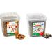 Petifool wild flower meadow 600g - supplementary feed for rodents - for rabbits guinea pigs hamsters chinchilla & more - without artificial additives & rodents Herba 430G - Sole feed for rodent bundle with rodent Herba