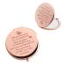 BAUNA Wizard OZ Pocket Makeup Mirror Red Ruby Slippers Inspirational Gifts for Movie Fans Always Remember You are Braver (OZ Pocket Mirror)