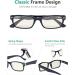 Buy Eyekeper Computer Reading Glasses - UV Protection Anti-Blue Light Scratch-Resistant | Spring Hinges Yellow Tinted Black Frame +0.50 Diopters - Buy Online on GoSupps.com