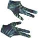 EXCEART Elastic 3 Fingers Billiard Shooters Gloves - Leaves Design | For Carom, Pool, Snooker Cue Sports | Wear on Right or Left Hand - Buy Online on GoSupps.com