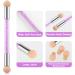 Nail Art Ombre Sponge Brush Applicator with 8 Washable Replacement Heads - Purple Gradient Nails Gel & False Tips Tool for Women - Buy Online on GoSupps.com