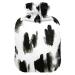Heat bottle with watercolor cow pattern with reference heat bottles for pain relief hot water bottle hot water bottle water bag hot water bottle for heat and cold compresses 2 L