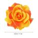2 in 1 Large Orange Artificial Rose Hairpin & Hair Clips Brooch for Women's Party | Shop Internationally - Buy Online on GoSupps.com