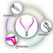 Professional Stainless Steel Cuticle Trimmer & Pusher - Sharp Double Spring Cuticle Nippers for Nail Care (Pink) - Buy Online on GoSupps.com
