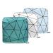 KNISUM 3 Piece Sanitary Napkin Storage Bag Menstrual Cup Pouch Portable Napkin Pads Bags for Feminine Teen Girls Women Ladies-Green Blue White Medium Blue2+green2+white2