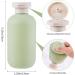 WLLHYF Squeeze Bottles 2 Pack 200 ML Refillable Plastic Travel Containers Empty Bottles With Disc Top Flip Cap Travel Accessories for Shampoo Creams Lotion Conditioner 200ML Green Blue - Buy Online on GoSupps.com