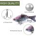 Betterjonny 5-Piece Fishing Bait Set | 10cm Multi Joint Wobbler Jerkbait - 3D Lifelike Swimbait for Hecht Barsch Zander with Hooks & Bait Box - International Shipping Available - Buy Online on GoSupps.com