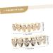 VALICLUD 1 Set Rapper Costume Props Grill for Teeth Single Teeth Grill Single Mouth Grill Braces Cross - Buy Online on GoSupps.com