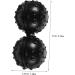 Buy Partykindom 2nd Double Lacrosse Ball - Black Muscle Massage & Trigger Point Therapy Roller for Pain Relief | International Shipping Available - Buy Online on GoSupps.com