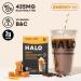 HALO Iced Caramel Latte - Low Calorie Energy Drink Powder for Hydration | Keto Friendly | 20 Calories | 12 Sticks - Buy Online on GoSupps.com