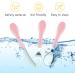 Vicloon 6 PCS Baby Fork and Spoon Set - Stainless Steel Toddler Utensils in Yellow/Pink | Baby Feeding Cutlery for Weaning and Kids - Buy Online on GoSupps.com
