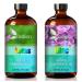 Lilac Essential Oil 4 Fl Oz and Lotus Essential Oil 4 Fl Oz - ZODION Lilac & Lotus Oil for Diffuser Aromatherapy Home Fragrance Skin & Hair Care DIY Candle & Soap Making Yoga