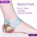 Smati Heel Cups - 2PCS Gel Heel Cushion for Plantar Fasciitis & Achilles Tendonitis Pain Relief - Buy Online on GoSupps.com