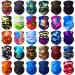 Tarpop 30 Pieces Neck Gaiters Scarf Elastic Sports Wrap Headband Sweat Absorbing Bandana Head Wraps for Women Men Yoga Stylish Style