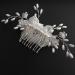 POPETPOP Hair Accessories for Prom Wedding Hair Accessories Bridal Headpiece Flower Girl Hair Accessories Pearl Headpiece for Wedding Flower Girl Headpiece White Beautiful Bride Flower Head - Buy Online on GoSupps.com