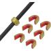 SAS Bowstring Brass Nock Point 12/Pack - Made in USA for Recurve/Compound Bows - Hunter Black - 12-14 Strand String - Nocking Points - Buy Online on GoSupps.com
