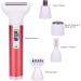 5-in-1 Women's Electric Razor - Portable USB Charging Painless Hair Removal for Face Bikini Legs & More - Buy Online on GoSupps.com