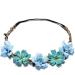 Flower Crown Headband Wreath - Bridal Hair Accessories for Weddings Festivals & Photography | 6 PCs - Buy Online on GoSupps.com