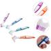 Fomiyes 20 STK Toothbrush for Dentures | Cleaning Brush for Mouth Prosthesis & Household Use | Durable Colored Rubber TPE Tool - Buy Online on GoSupps.com