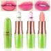 BINGBRUSH 3 Pcs Flower Color Changing Lipstick Queen  PH Mood Long Lasting Labiales Moisturizer Lip Gloss Lip Balm Tinted Magic Lip Stain Glossly Makeup Lipstick Set for Women 3 Count (Pack of 1) 3Pcs Shimmer+2 Flower Li...