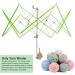 Yarn Swift Umbrella Swift Yarn Winder | Hand-Operated Tabletop Knitting Ball Winder for Fiber, Wool, String, Thread, Skein Holder - Buy Online on GoSupps.com