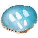 Fictory Natural Resin Stone Nail Art Palette - Blue Gel Polishing Holder & Display Plate for Professional Nail Art - Buy Online on GoSupps.com