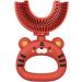 Buy Huaxingda U-Shaped Silicone Toothbrush for Kids - Cartoon Tiger Design | Soft Extra Gentle Brush for Full Mouth Cleaning & Training - Buy Online on GoSupps.com