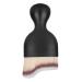 Verdant Touch Foundation Brush Foundation Makeup Brush Curving Wine Glass Shape for Liquid Foundation Gray