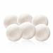 ZIEM 6Pcs 7CM Wool Balls Clothes Dryer Laundry Eco Friendly Softener Dehumidification Decrease Drying Time Washing Reusable Static Free