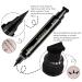 BINGBRUSH Double-sided Liquid Stamp Eyeliner Pen - Waterproof High Black Pigment Makeup, Thin Wing Stamp for Precision - Buy Online on GoSupps.com