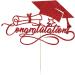 Congratulations Cake Topper Congrats Cake Topper-2024 Graduation Cake Topper Congrats Grad Party Cake Decorations for Senior High School College Grad/University Graduation Party Decoration Supplies Congratulations(red) - Buy Online on GoSupps.com