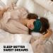 Mulberry Silk Sleep Mask - Castleton Green | Men & Women Eye Mask for Sleeping | Blackout Eye Cover - Buy Online on GoSupps.com
