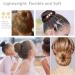 SQULIGT Donut Hair Bun Maker Set - 5 PCS Ring Style Bun Makers (Beige, 2 Large and 3 Small) - Buy Online on GoSupps.com