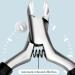DHWEKU Professional Cuticle Nippers Sharp Cuticle Remover Cuticle Nippers Made of Stainless Steel with Non-Slip Handle for Precise Removal of Excess Cuticles Cuticle Scissors for Nail and Toenail - Buy Online on GoSupps.com