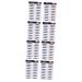 FOMIYES 8 Pcs Eyebrow Stickers Waterproof Stickers Authentic Fake Eyebrows Water Transfer Eyebrow Sticker 4d