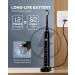 JTF Sonic Electric Toothbrush for Adults - Rechargeable Power Toothbrush with 6 Brush Heads, Smart Timer, 5 Modes, Whitening, Black - Buy Online on GoSupps.com