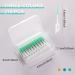 Shop Mivaiun Interdental Brushes - 210 Silicone Toothbrush Gaps Double-Sided Dental Floss Sticks for Narrow Spaces | Portable & Durable (Blue Green Orange) - International Shipping Available - Buy Online on GoSupps.com