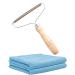 Manual Hair Remover with Wooden Handle - Effective Pet Hair & Household Lint Remover Clothing 1pc Remover 2pc WashCloths