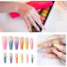 24pcs Rainbow Press On Nails Long Ballerina False Nails Full Cover Coffin Fake Nails Stick On Nails Neon Tip French Manicure Artificial Nails Acrylic Nails Stick On Nail False Tips for - Buy Online on GoSupps.com