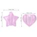 2pcs Embossed Nail Art Molds - Star & Heart Shape Metal Frame Tools for Professional Manicure - Buy Online on GoSupps.com