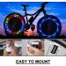 Solhice 2 Tire Rechargeable LED Bike Wheel Lights | Waterproof Spoke Lights | 30 Patterns | Night Riding for Kids & Adults - Buy Online on GoSupps.com