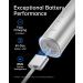Buy Laifen Wave Electric Toothbrush - Oscillation & Vibration Sonic Toothbrush for Adults 3 Brush Heads IPX7 Waterproof - Matte Stainless Steel International Shipping Available - Buy Online on GoSupps.com
