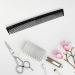 Innovative Black Hair Comb with Built-in Scale by Majestik+ - High Heat Resistant Carbon Fiber Comb for Precise Measuring and Styling - Buy Online on GoSupps.com