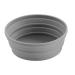 Ecoart Silicone Expandable Collapsible Bowl for Travel Camping Hiking Gray(L)