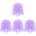 Cleaning Brush 3pcs Brush Blackhead Exfoliating Scrubber Massager Silicone Care Skin Dry Tool Pad Cleaning Purple Scrubber Facial Cradle Delicate Violet Cleanser Handheld Sensitive (Size : 11.8X10 11.8X10CMx4pcs