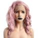 Short Pink Curly Lace Front Wig - 20 Inch European & American Style Full Wig with Hairnet | International Shipping - Buy Online on GoSupps.com