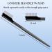 Metal Teeth Eyelash Comb Separator + Mascara Applicator | Eye Makeup Brush Tool with Comb Cover - 1 Pcs Straight - Buy Online on GoSupps.com