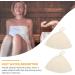 2-Piece Sauna Hat for Men & Women | Russian Sauna Cap | Banya Shower Hat | Perfect Sauna Gift - White - Buy Online on GoSupps.com
