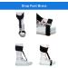 Drop Foot Brace for Hemiplegia - Adjustable Foot Drop Corrector Orthosis & Ankle Support for Plantar Fasciitis & Gait Correction - Buy Online on GoSupps.com