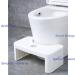Folding Squatting Toilet Stool - White | Splicable Bathroom Potty Step Stool - Buy Online on GoSupps.com